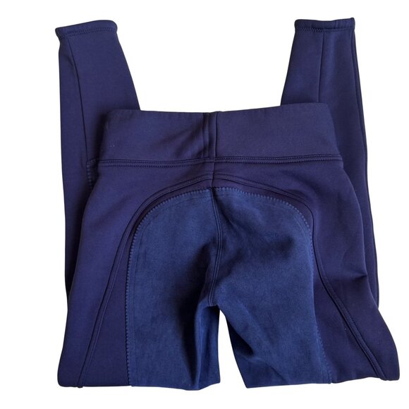 Horze Women’s Navy Full Seat Riding Leggings - Size 34 - Picture 1 of 12